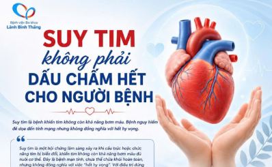 Suy tim - không phải dấu chấm hết cho người bệnh